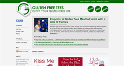 Desktop Screenshot of glutenfreetees.com